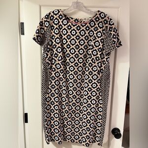 Boden Geometric Sheath Dress with Pockets